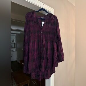 Torrid Burgundy Blouse